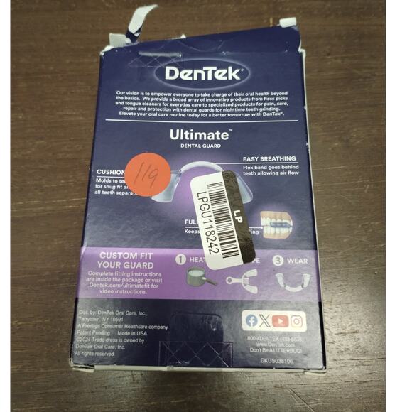 Dentek Ultimate Dental Guard Secure Slim Protection Custom Fit Prevents Grinding - Picture 2 of 5